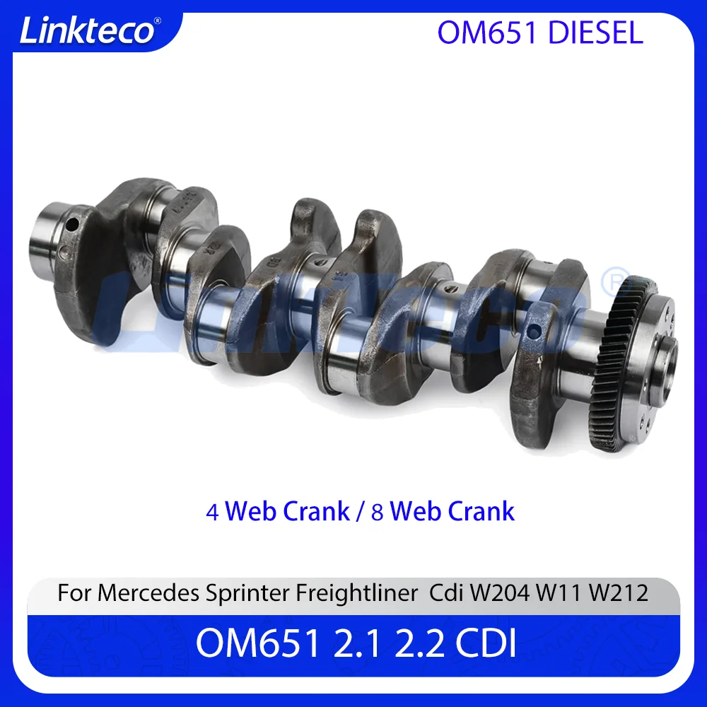 

Engine Part Crankshaft Fit 2.1 2.2 L T L4 Diesel OM651 For 10-19 Mercedes-Benz JEEP COMPASS W166 R172 W212 W204 A207 2.1T 2.2L