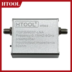 HT004 0.1MHz-6GHz Düşük Gürültü Amplifikatörü HT004,20dB Kısa Dalga, FM Radyo, RF Güç Ön Amplifikatör Modülü için Yüksek Kazançlı LNA Amplifikatör