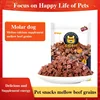 Pet Snacks Dog Beef Grains Snacks Snowflake Beef Grains with Meat Floss and Egg Yolk Snacks for Training Dogs 1