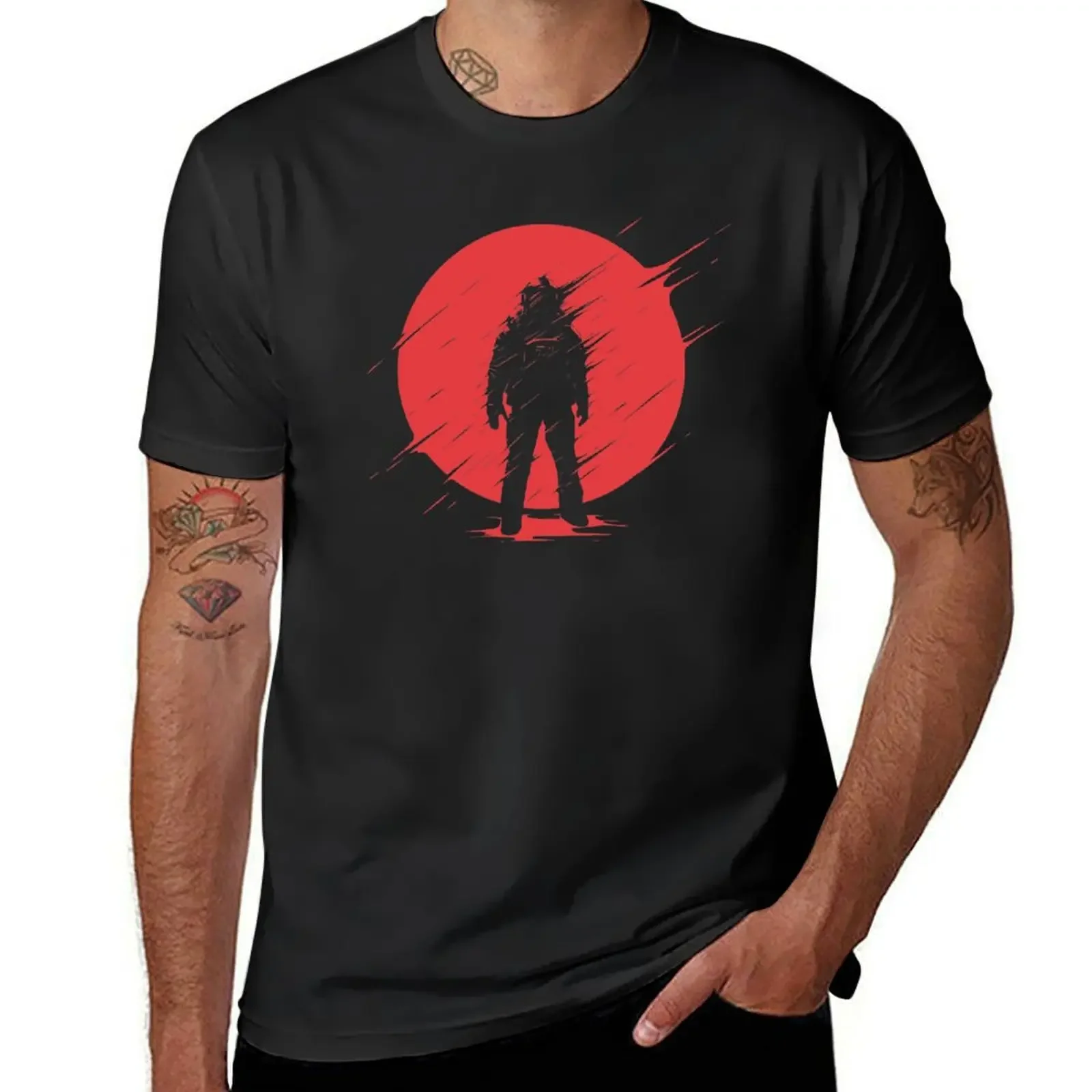 Red Sphere T-Shirt customizeds Aesthetic clothing black t shirts for men