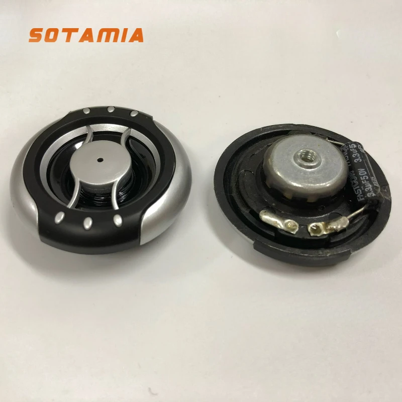 SOTAMIA 2 PCS 43 MM Tweeter Alto-falante de Áudio 4 Ohm 10 W Mini Eletrodoméstico Pequeno Sistema de Alto-falantes DIY Bluetooth Speaker Atualização