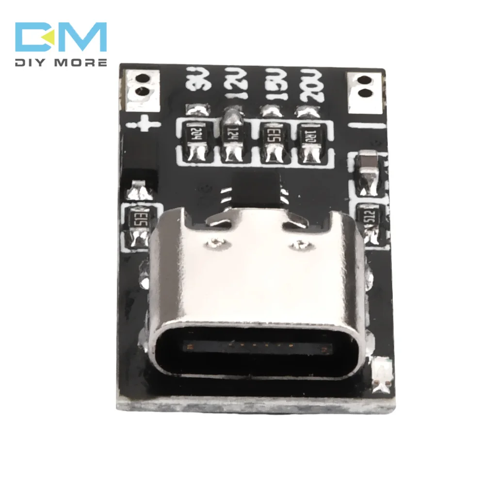 PD/QC Trigger Fast Charging Trigger USB Booster Module Type-c Interface 9V/12V/15V/20V 4-Stage Suitable for Router Optical cat