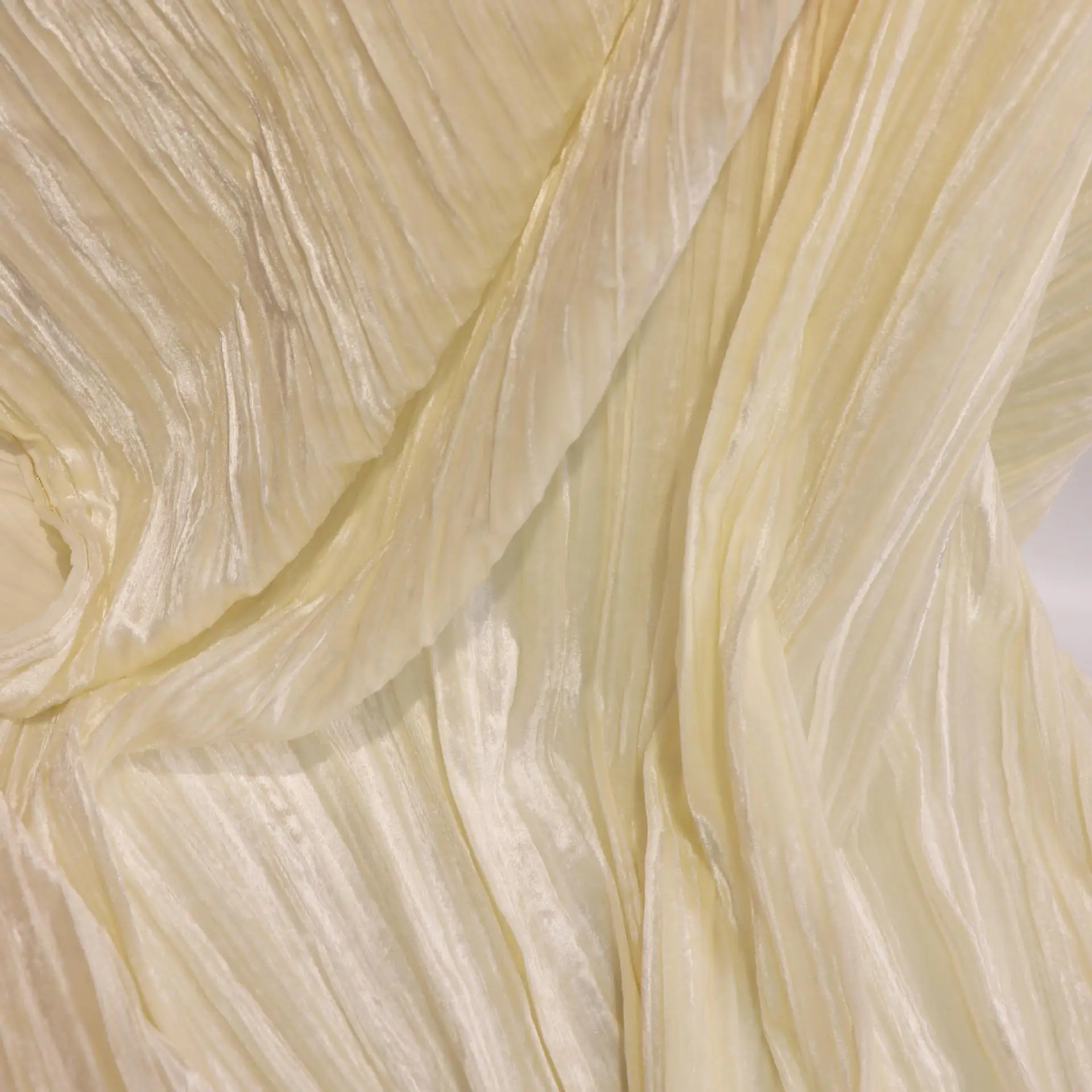 

Silk Fabric Crumpled Silk Velvet Cheongsam Women's Clothing Accessories Silk Brocade Velvet Fabric Cloth