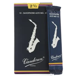 French Vandoren Blue Box E-flat Alto Saxophone Reed 2.0 2.5 3.0