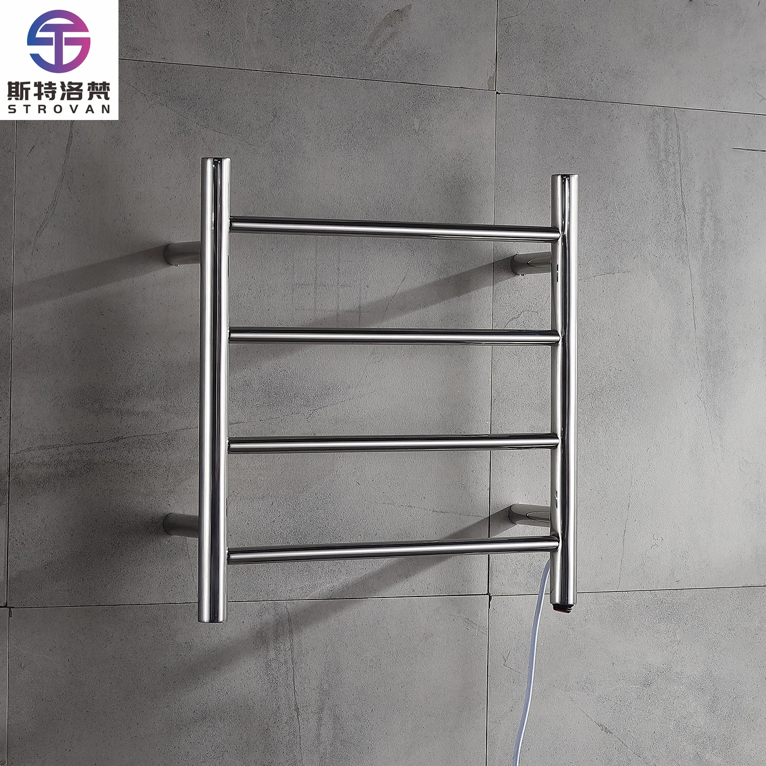 Сушилка для полотенец для ванной комнаты, круглая трубка, настенный радиатор, настенная сушилка с подогревом