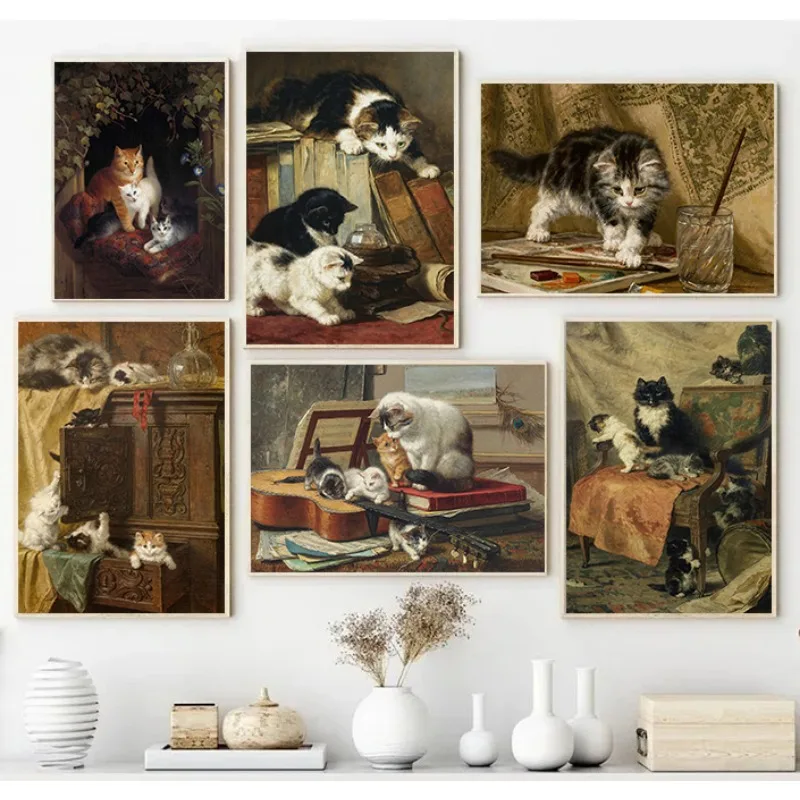 Kitten Vintage Cat … - image