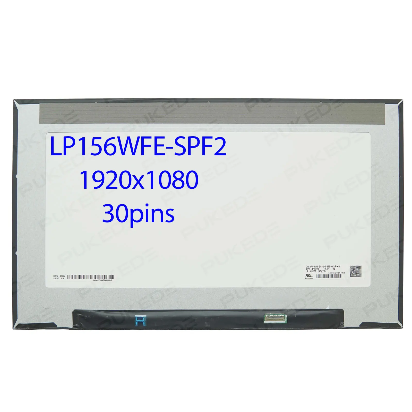 

15.6 inch Laptop LCD screen LP156WFE-SPF2 IPS Display Panel matrix Replacement FHD 1920x1080 edp 30pin