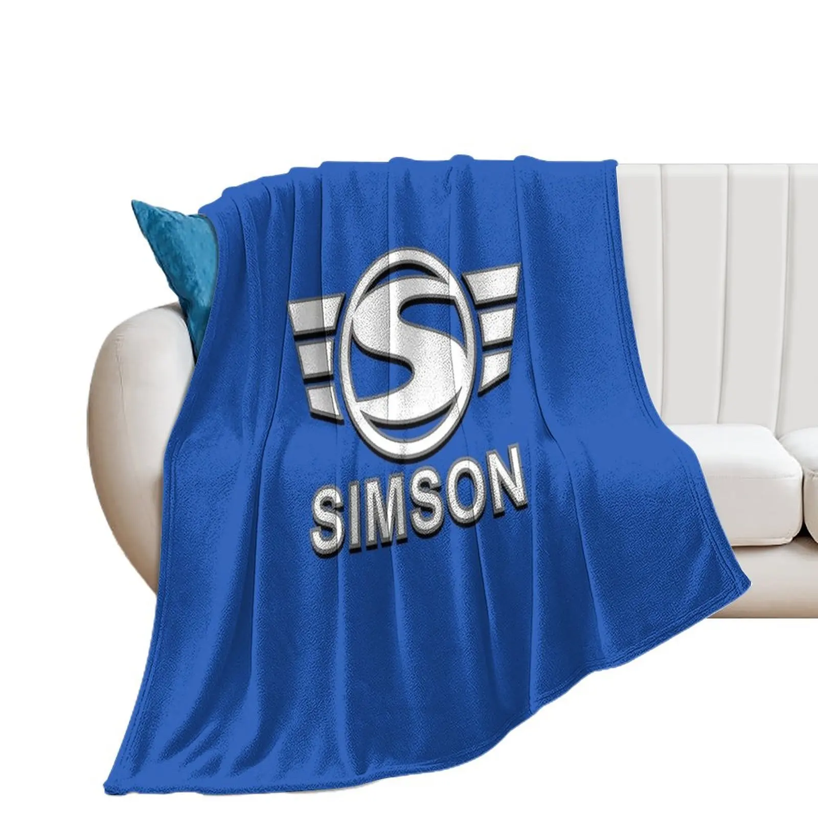 Simson Logo 3D Spezial (white) Throw Blanket Summer Decorative Sofas Blankets