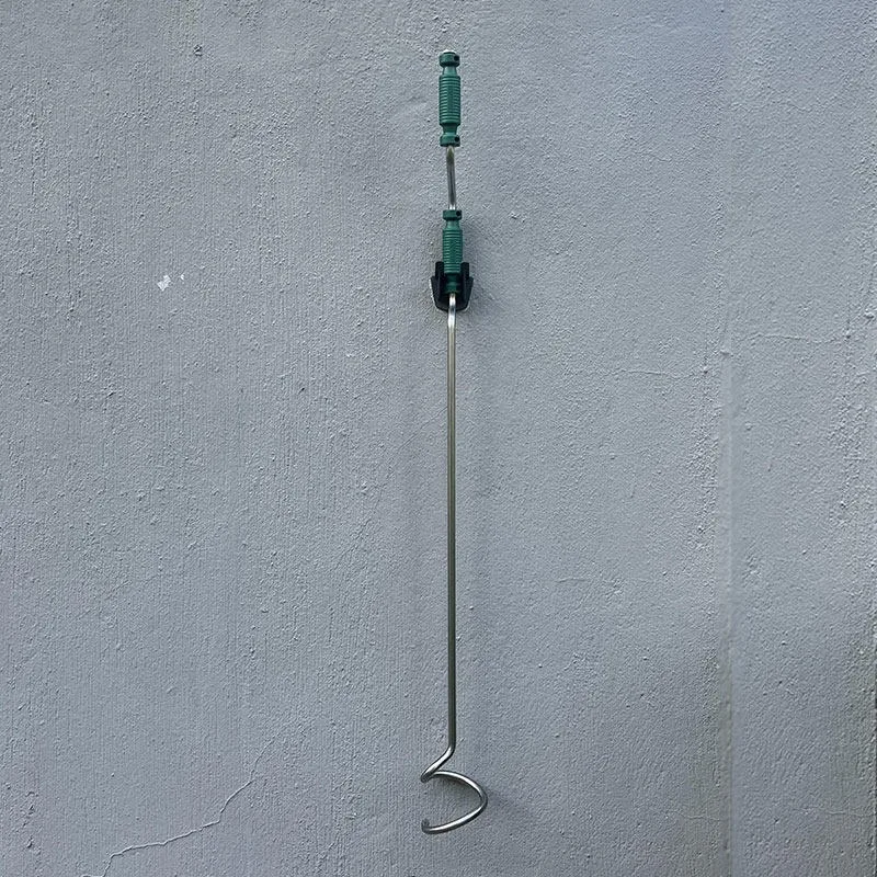 Compost Box Labor-saving Compost Turning Stirring Rod, Stainless Steel Spiral Loose Stirrer, Artifact
