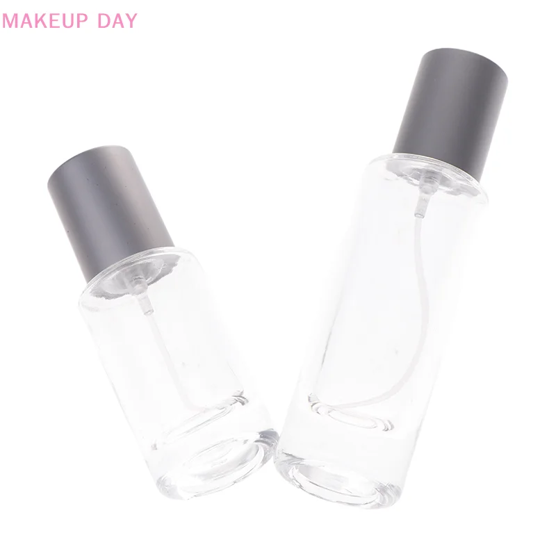 20/30ML Glass Perfume Spray Bottle Aluminum Spray Head Perfume Dispenser Bottle Press Empty Bottle