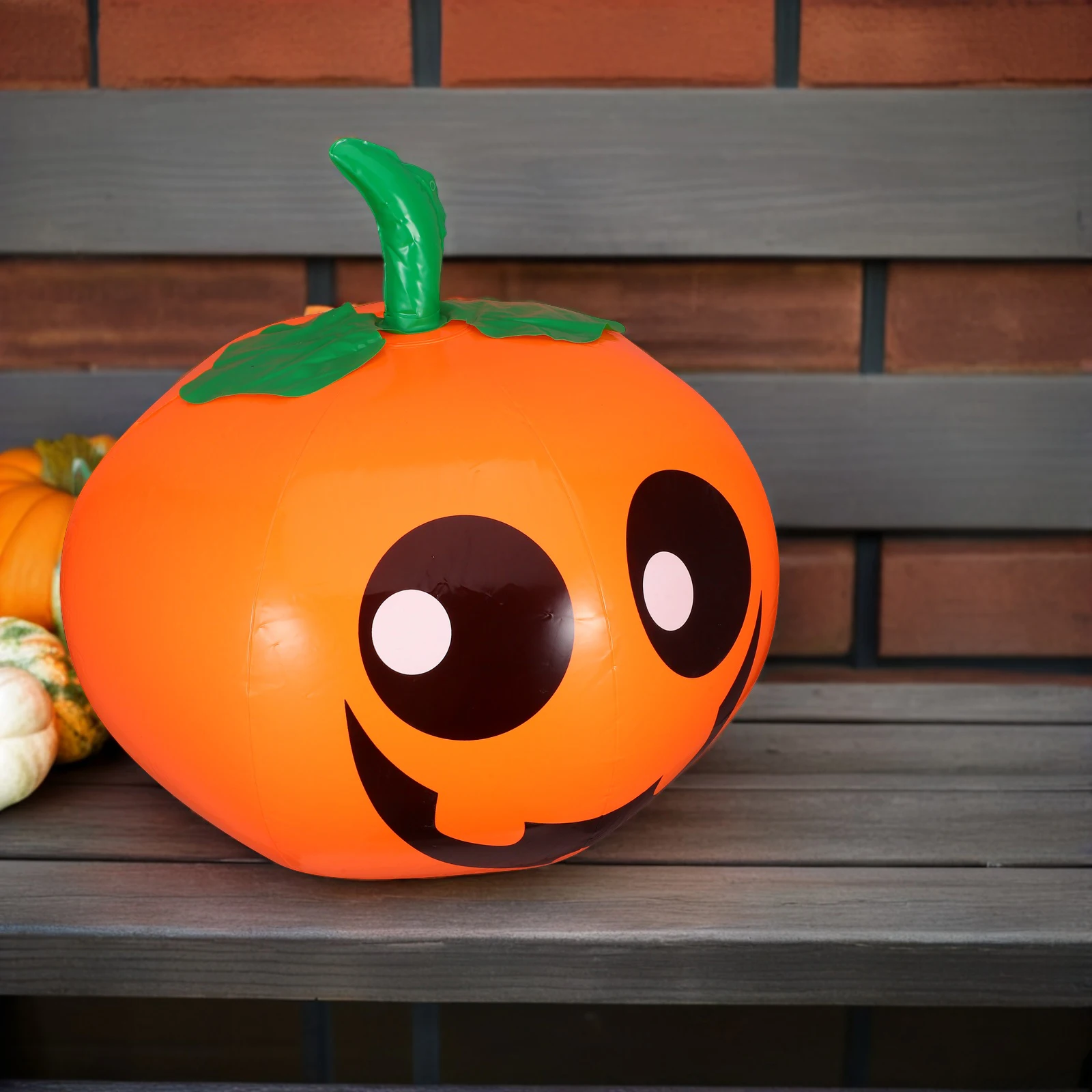 

Inflatable Pumpkin Decor Halloween Party Balloon Pvc Leak Resistant Bright Color Cartoon Image Home Bar Club Decoration Photo