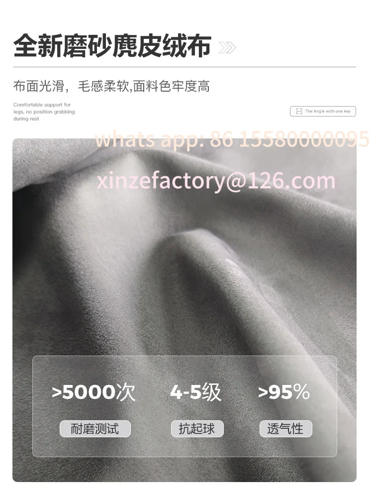 

Customizable suede fabric sofa Italian style