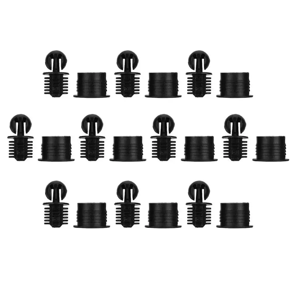 

10Pairs Screw Clip Speaker Grill Pegs Kit Ball DIY Audio Speaker Buckles Plastic Pin Type Snap Button