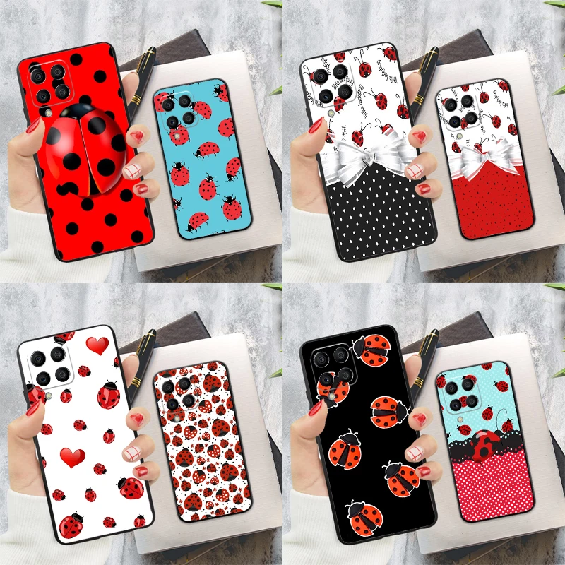 Lady Bugs For Samsung Galaxy M34 M54 M14 M53 M33 M13 M12 M32 M52 M20 M15 M55 M21 M51 M30s M31s Case