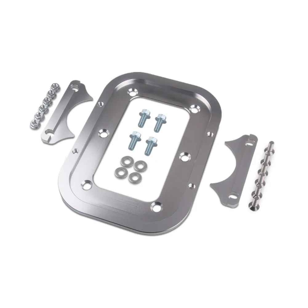 Transfer Mount Silver Battery Tray Bracket Lightweight Design Easy Installation Enhanced Stability Quick Setup