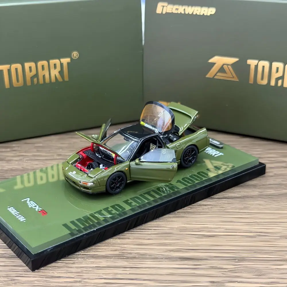 TOPART Diecast 1/64 Honda NSX-R NA1 Car Model Honda Play Vehicles Collectible Model Cars Toys for Boys Gift