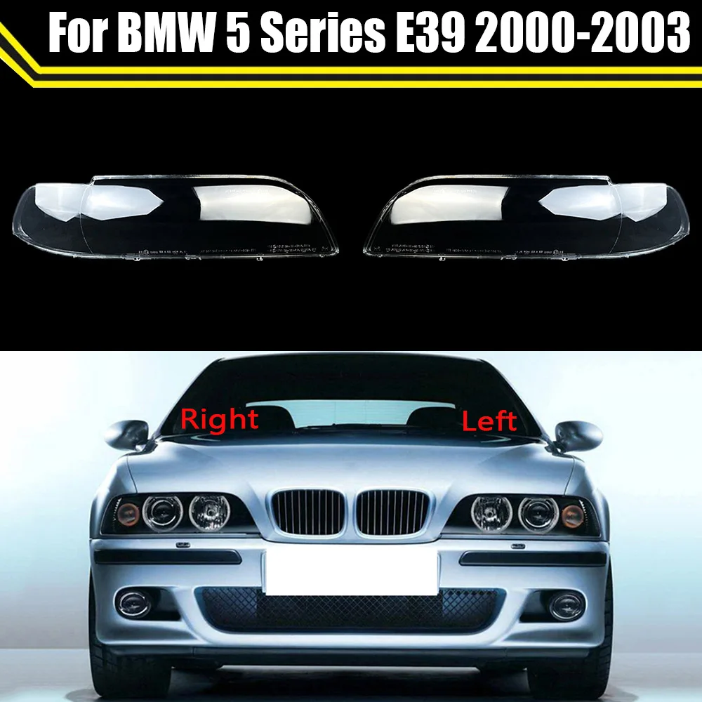 

Car Headlight Shell Light Lamp Lampshade Glass Lens Lampcover Headlamp Cover For BMW 5 Series E39 520i 525i 528i 530i 2000-2003