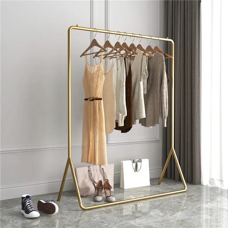 Metal Clothes Hanger Iron Wall Coat Rack for Living Room Shelf Furniture Clothing Storage Porte Manteau Mural Racks Arara Floor