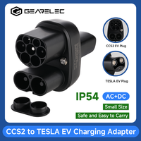 GEARELEC CCS2 To Tesla EV Charger Adapter 250A CCS2 Combo for Tesla Convertor for Car Charger CCS2 for Tesla Model 3 Y X S