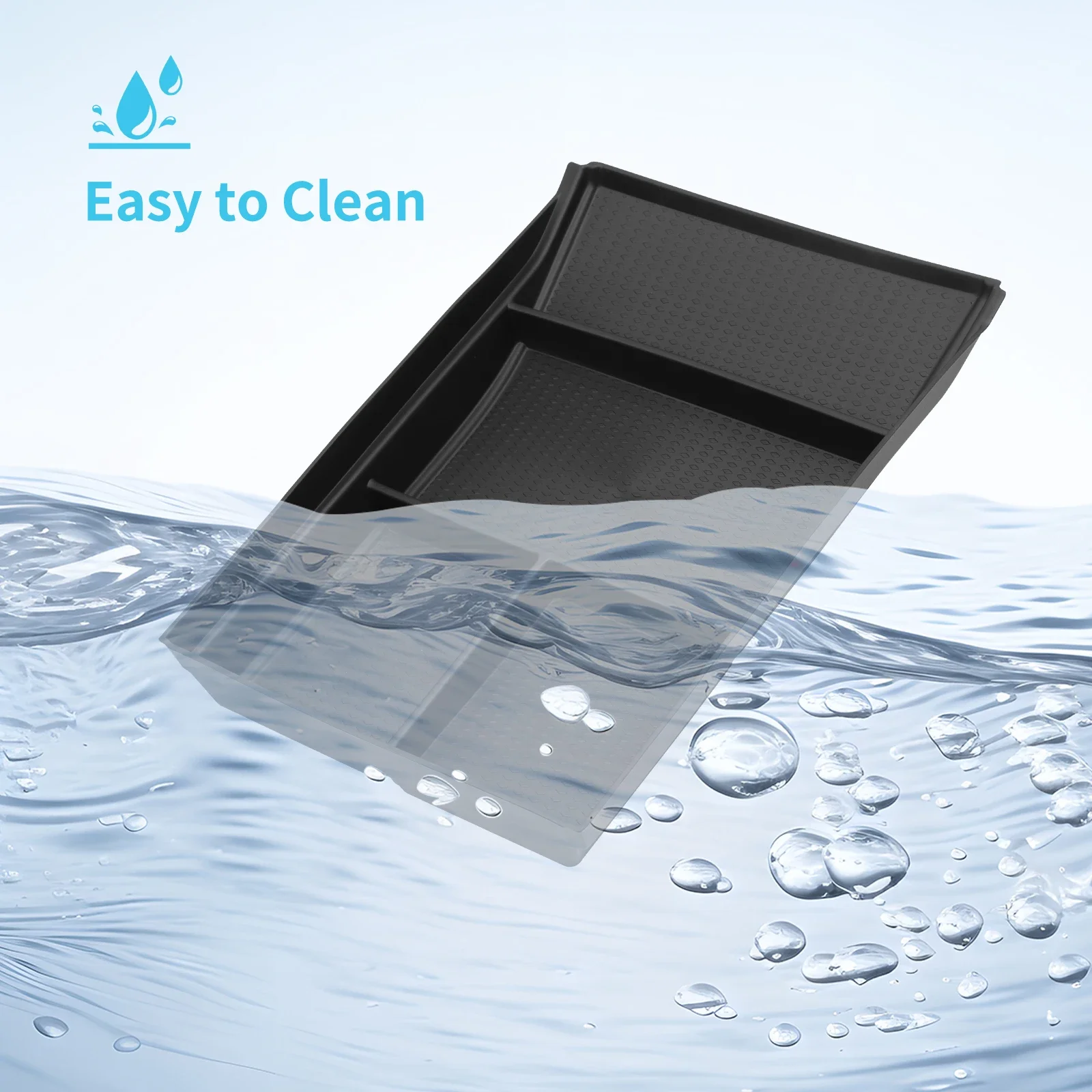 Nouveau pour Chery OMODA 5 C5 FX carburant 2022-2025 Console centrale de voiture boîte de rangement inférieure organisateur accessoires de rangement TPE noir