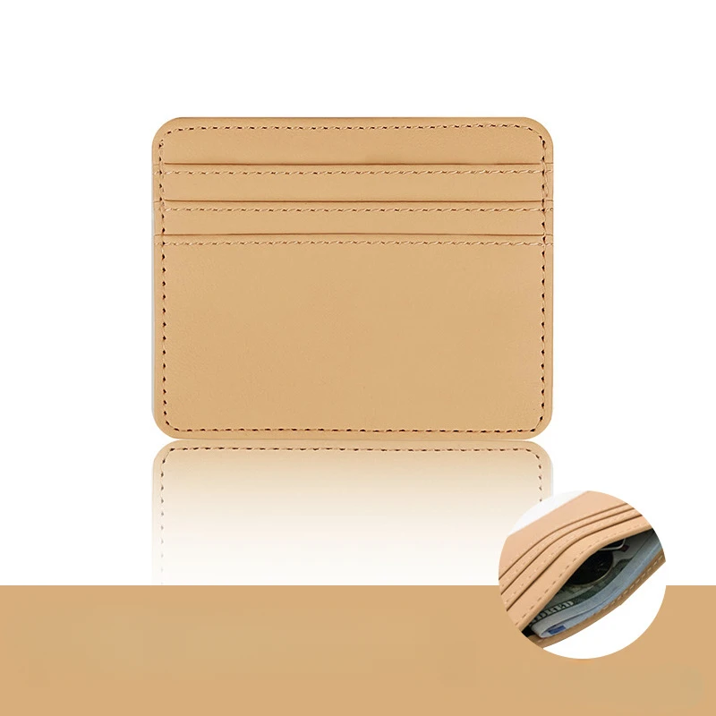 Man Purses Ultra Thin Mini Business Bank Credit Card Holder Wallet Simple Black Women Small Coin Cards Cover Pouch Case Bag 01 - Image 5