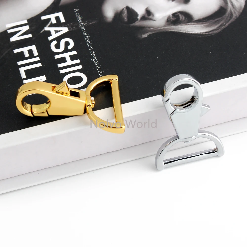 

10/40/100PCS 47x25mm Metal Lanyard Hook Swivel Snap Hoop For Lobster Clasp Clips Shoulder Tote Handbag Bags Backpack Accessories