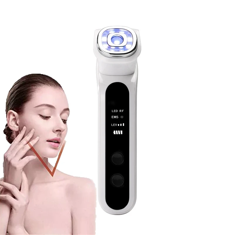 Skin Care Machine 7 color Led Massager Therapy Wand Tightening Face Lifting Machine Mini RF Beauty Device