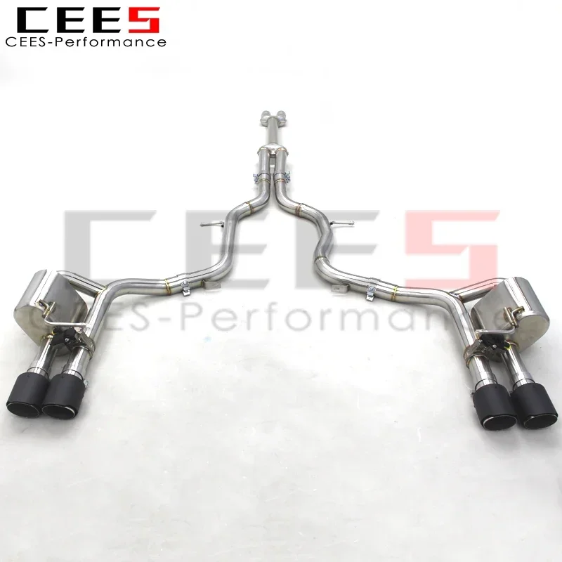 CEES Stainless Steel Performance Catback Exhaust Pipes for Porsche Panamera 3.0T 970 2014-2016 Racing Exhaust System with Valve