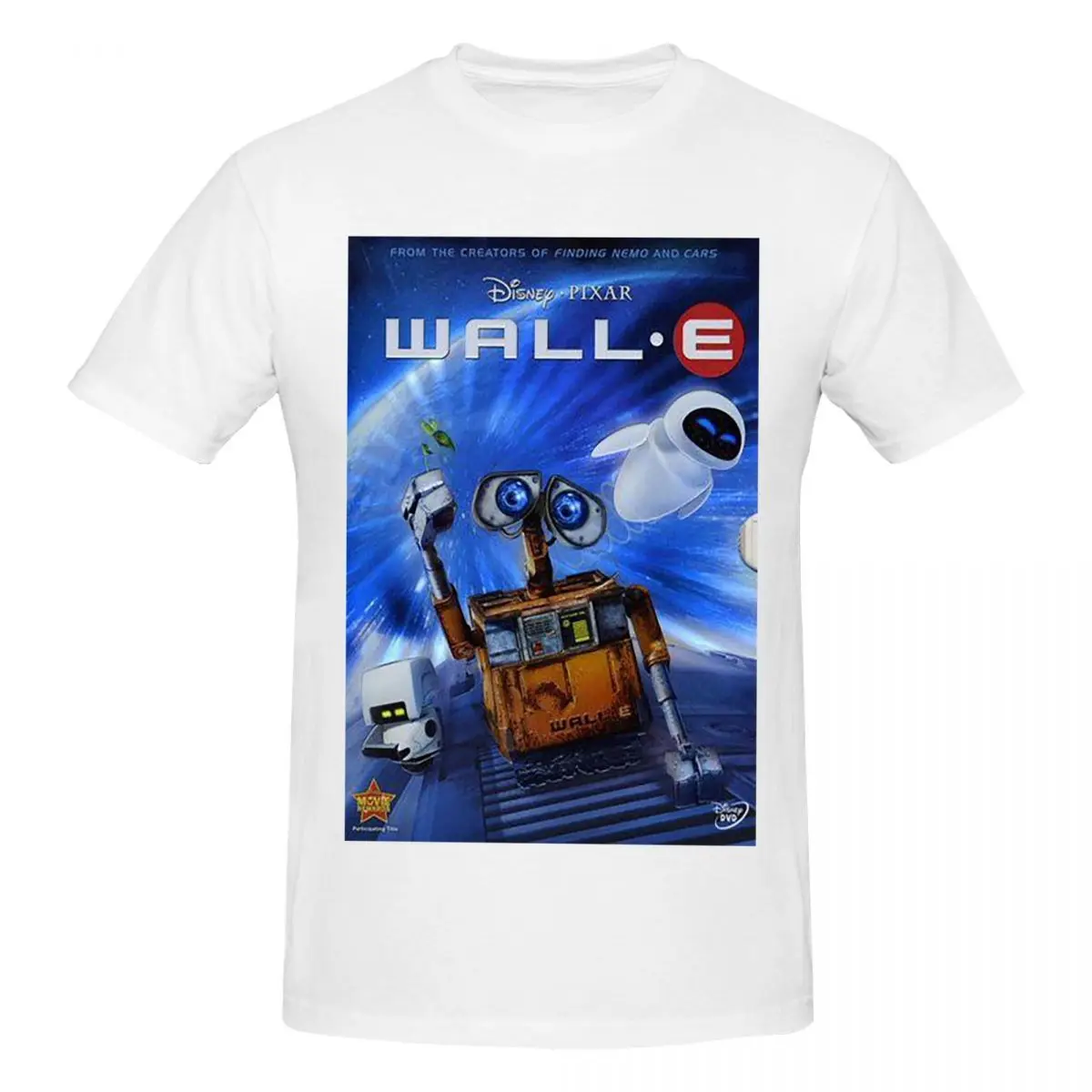 WALL-E T-Shirt for Men Cotton Oversized T Shirts Men's Tees Short O-Neck Summer Clothes Tops S-6XL