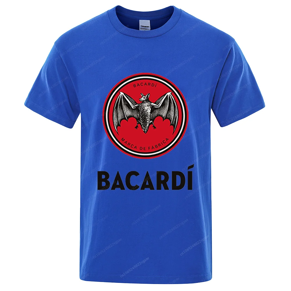 Bacardi T Shirt For Men Women Rum Cotton T Shirt Vintage Short Sleeve Tee Shirt Oversized Tops Free Shipping