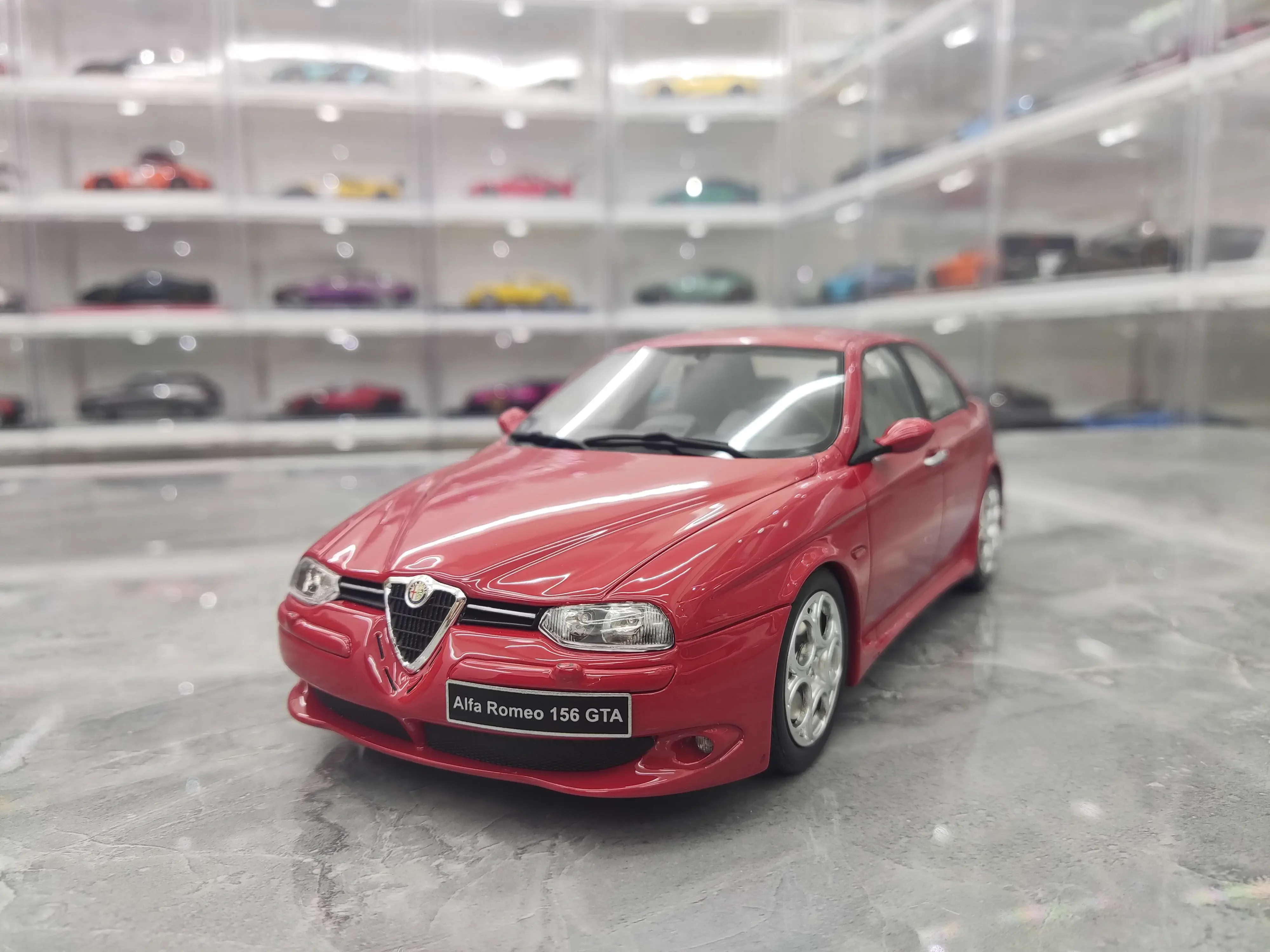 OTTO 1:18 Alfa 156 GTA 2002 Limited to 2500 Units Worldwide Resin Metal Static Car Model Toy Gift