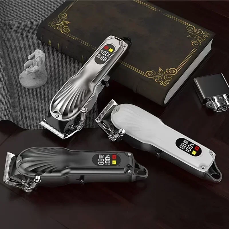 Neuer Professioneller Haarschneider für Männer, Hochleistungs-Rasiermaschine, Einstellbarer Kabelloser Haarschneider, 0-Gap-Trimmer, Haarschneidemaschine – Detail 2