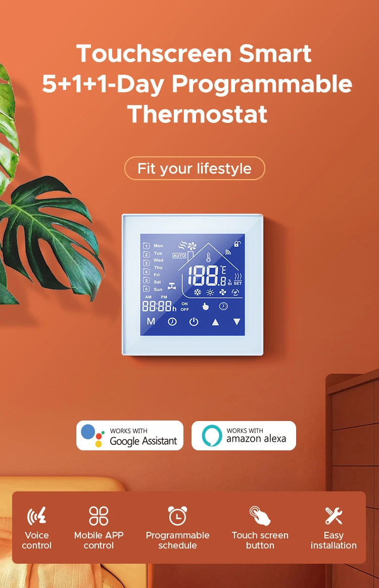 

WiFi zigbee Smart Thermostat For Heating Gas Water Heater Electric Floor Smart Home Temperature Controller Alexa Google Home