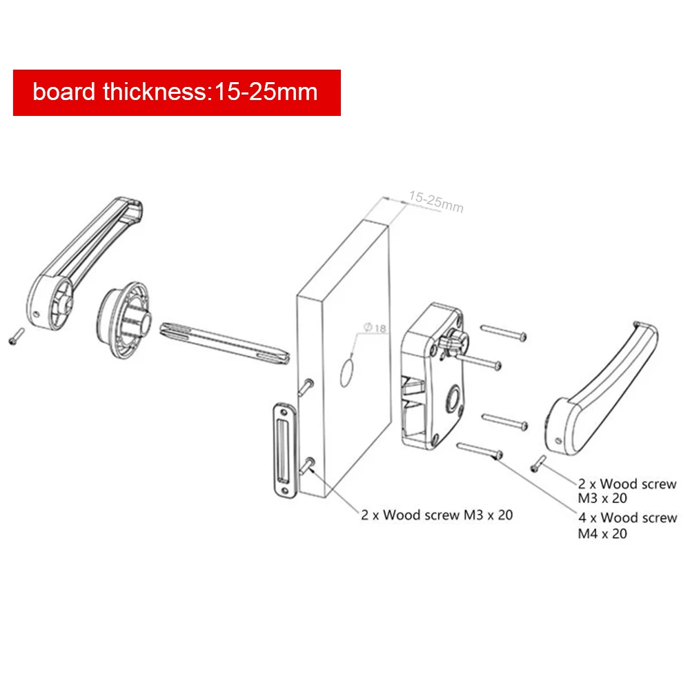 RV Caravan Boat Latch Handle Knob Locks Bathroom Toilet Door Lock Switch Auto Parts Modification Kit Interior Car Accessories