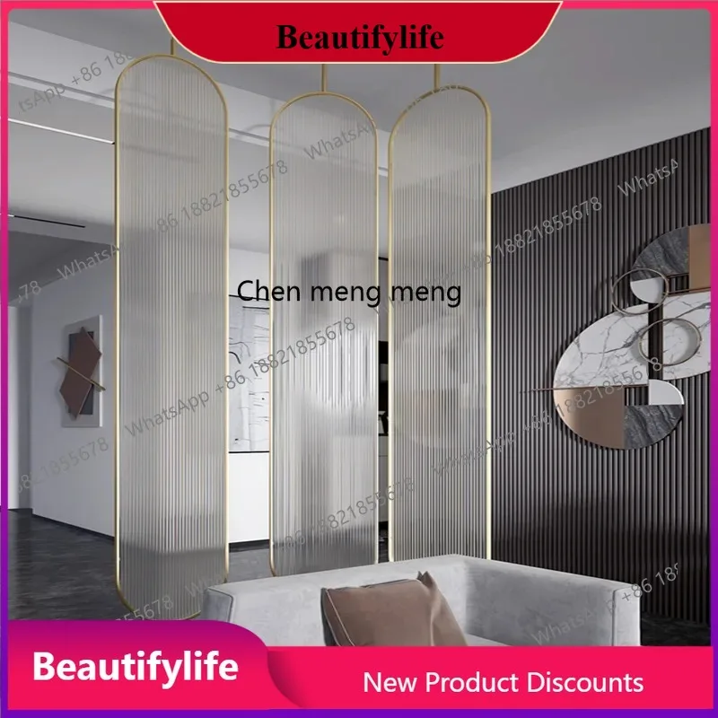 D178  Nordic screen partition simple household entrance entrance tempered Changhong glass living room