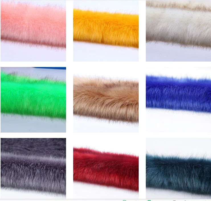 High-grade Dye tip faux fox fur,fabrics by the meter,felt cloth plush fabric