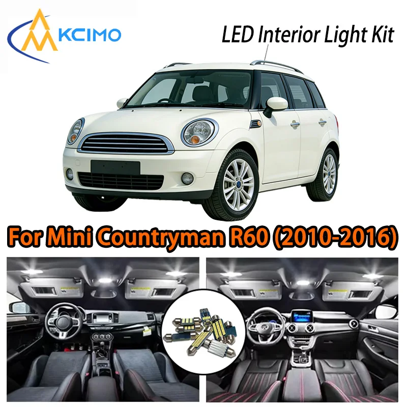 

KCIMO For Mini Countryman R60 (2010-2016) Premium LED Interior Kit - 2 Colors , Quick Installation, Long-Lasting