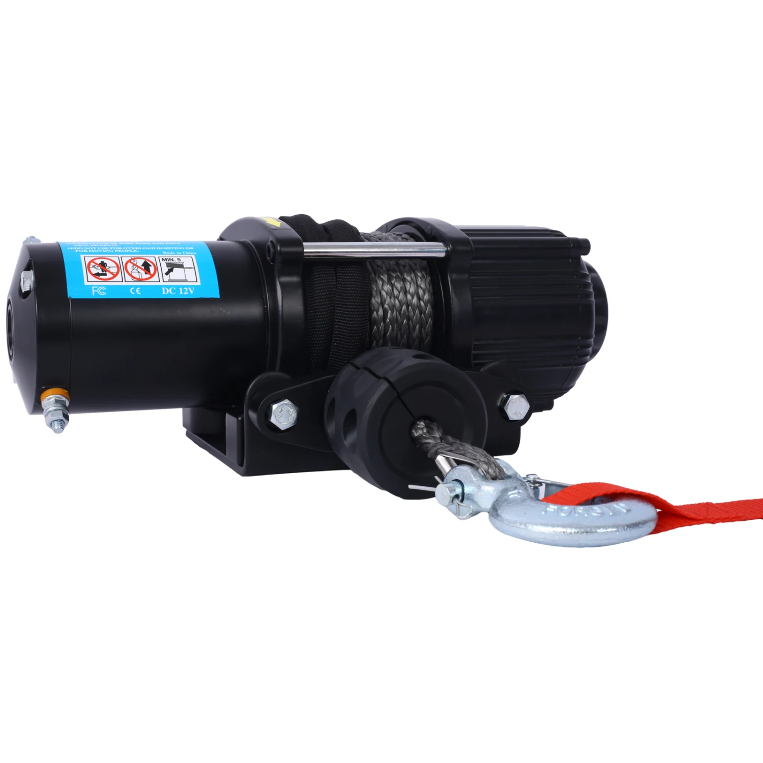 3500 lb Winch ATV UTV Electric Winch,12V Waterproof Winch Synthetic Rope Trailer Electric Winch with Wired Remote and Wireless R