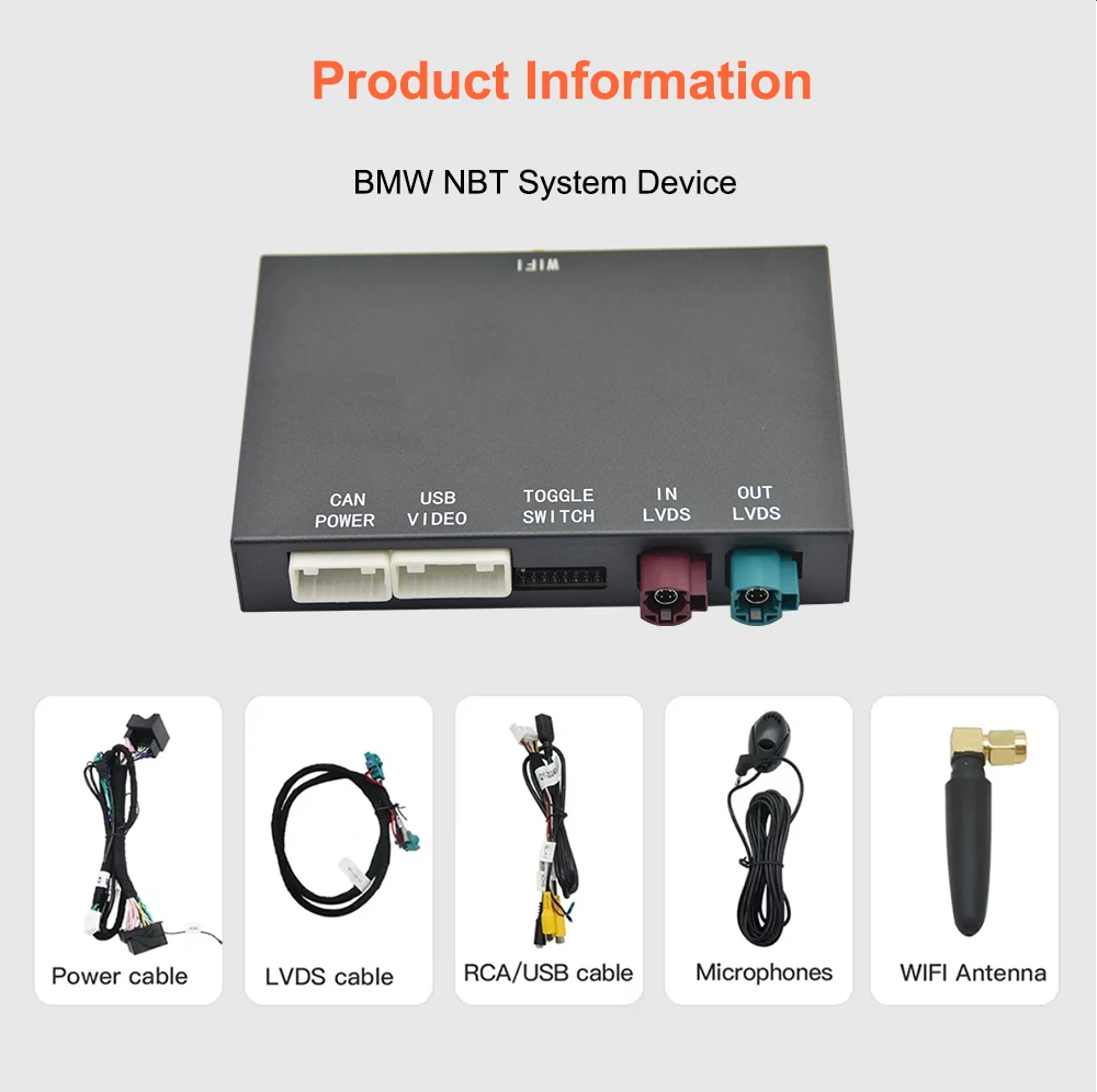 Bonroad-مشغل أندرويد لاسلكي لبي دبليو ، نظام NBT ، سلسلة 1 2 3 4 5 ، X1 X3 X4 X5 F20 F21 F30 F31 F34 F10 F48 F25 F26 F15 F60 F10 #3