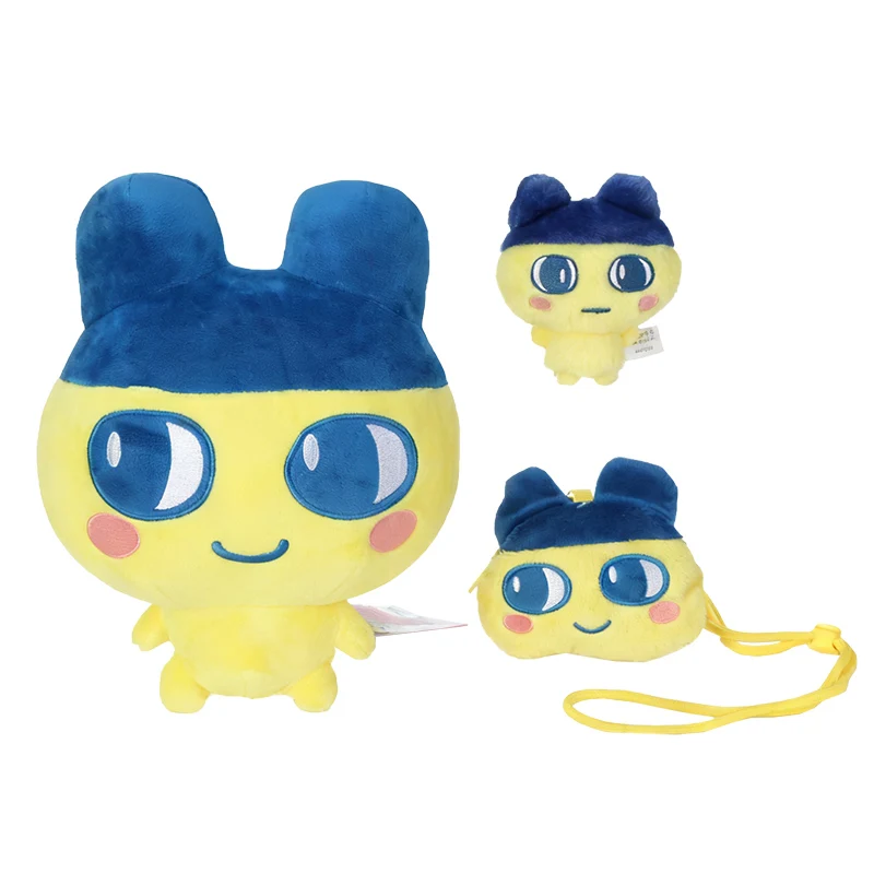 

Hot Tamagotchi Anime Mametchi Plush Doll Keychain Kawaii Mimitchi Bag Doll Pendant Kuchipachi Cartoon Doll Cute Girly Gift