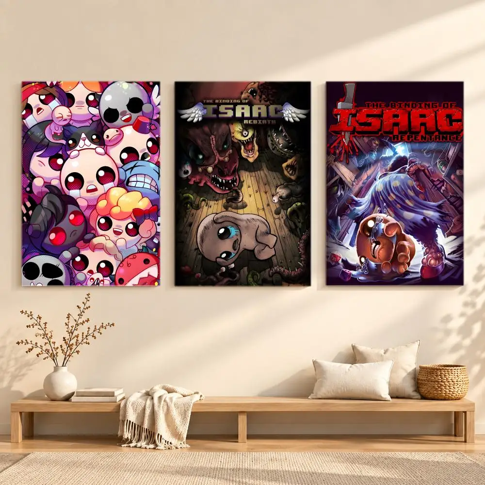 Indie Game T-The Binding Of Isaac Poster Series Print Unframed Aesthetic Wall Decor Gift Living Room Bedroom
