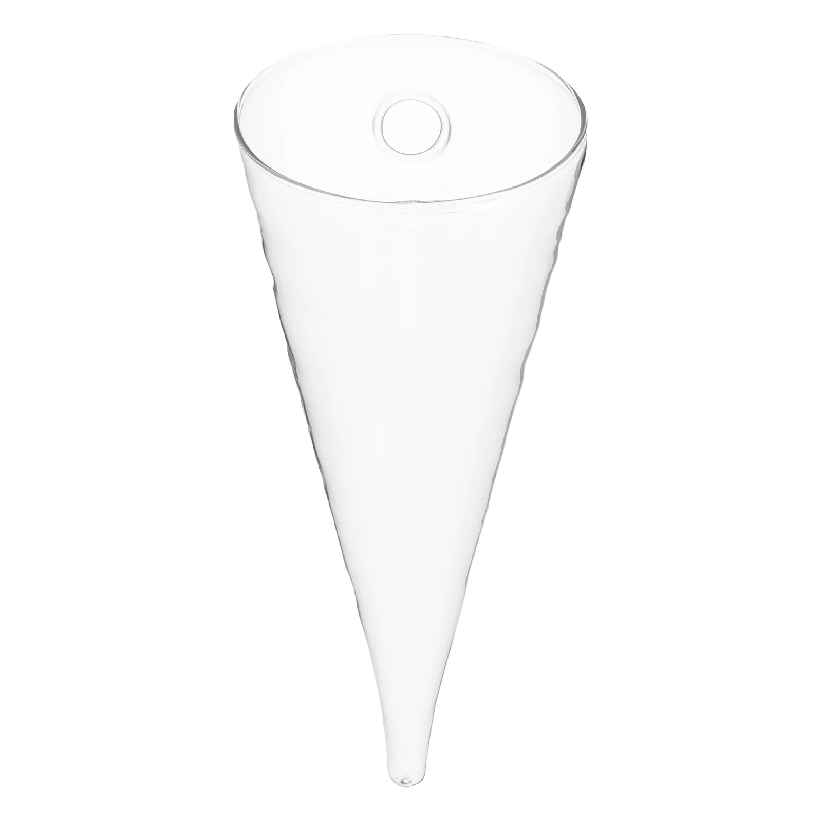 

Glass Hanging Vase Cone Style Clear Circular Wall Mount for Plants Flowers Decor High Quality Borosilicate Crafted