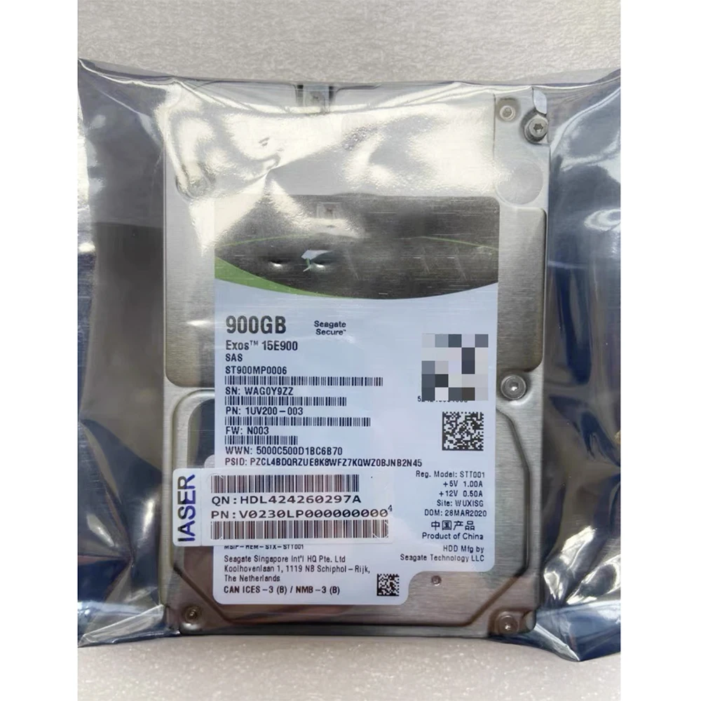 Original ST900MP0006 SAS 2.5‘’ 900G 15K Server Hard Drive For Seagate HDD