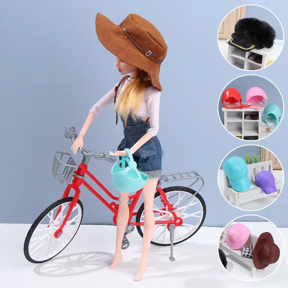 Casquettes de baseball pour enfants, chapeau beurre, casquettes d'équitation, chapeaux de cowboy Suny, accessoires de poupées, cadeau pour enfants, 30cm, 1/6