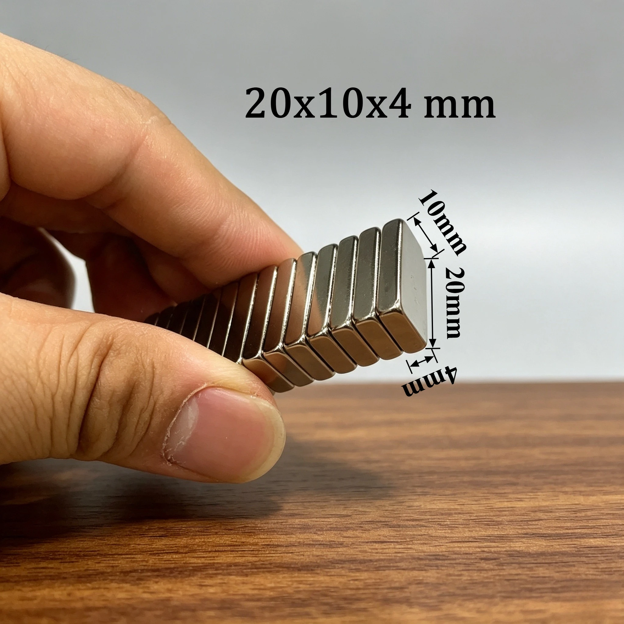 20X10X4MM  N35 Rectangular Block Neodymium Magnet Super Powerful Permanent NdFeB Rare Earth Magnet  20x10x4mm