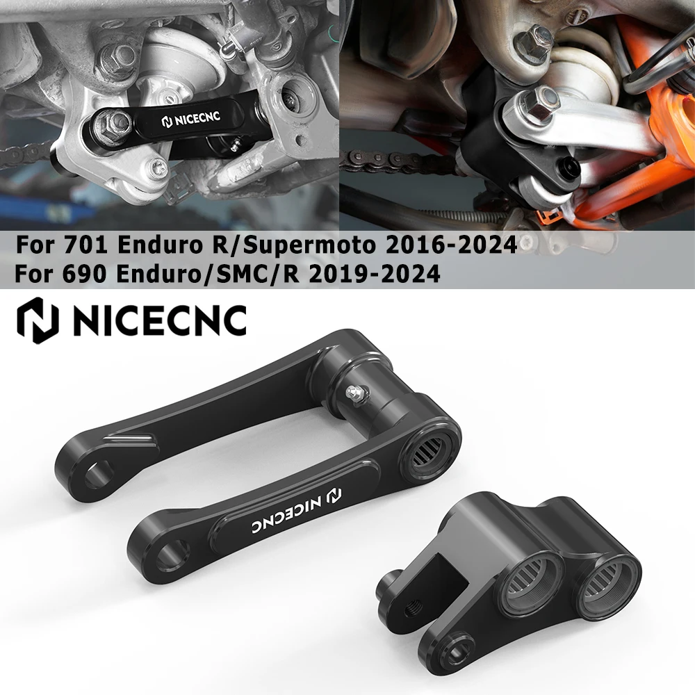 

For Husqvarna 701 SM Supermoto Enduro 2016-2024 2" Lowering Link Kit For KTM 690 Enduro R SMCR 2019-2024 GasGas SM700 ES700