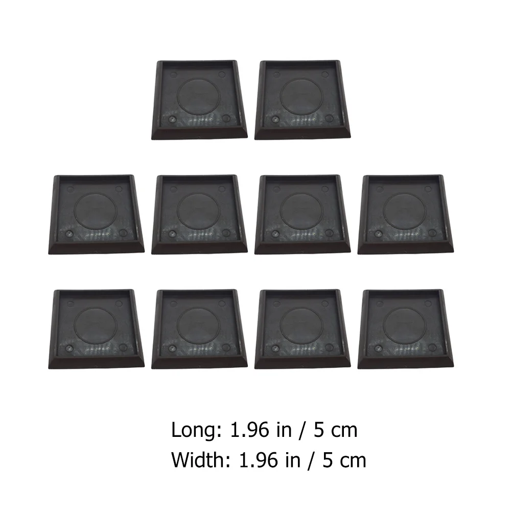 10 قطعة الأثاث البلاستيكي الساق حماة غير زلق كرسي يغطي منصات الأرضية لبلاط الباركيه الخشبي خدش الحد من الضوضاء #4