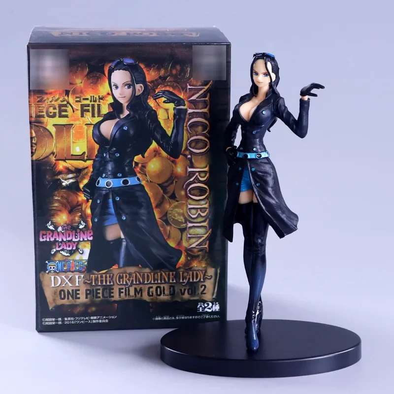 

Anime One Piece Sexy Figure DXF The Grandline Lady Vol.2 Nico Robin PVC Action Figures Collectible Model Toys Doll 14cm