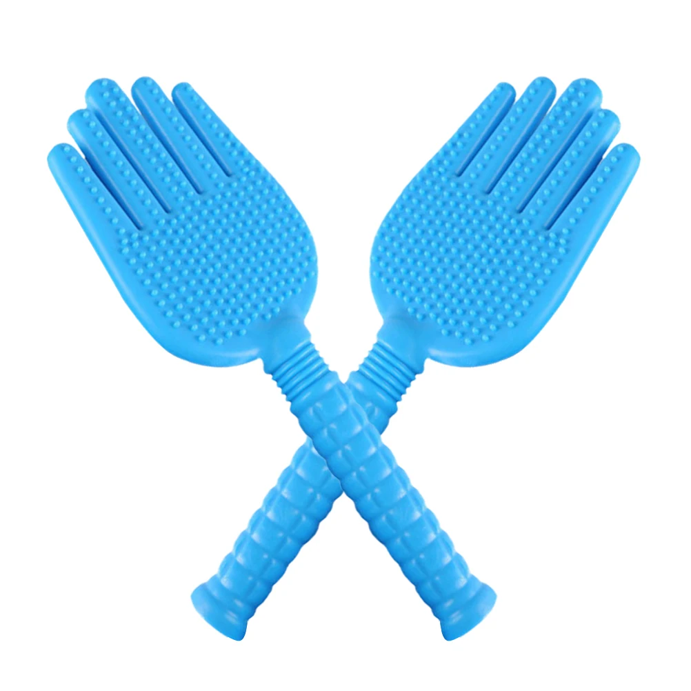 

2pcs Meridian Handheld Body Tapping Tapping Back Pat Silicone Hammer Small Silicone Hammer Pad Size Portable Relaxation Tool