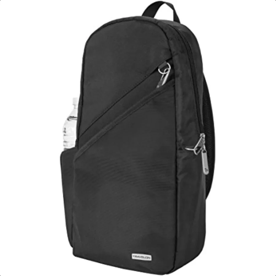 Borsa a tracolla classica antifurtoNera taglia unica